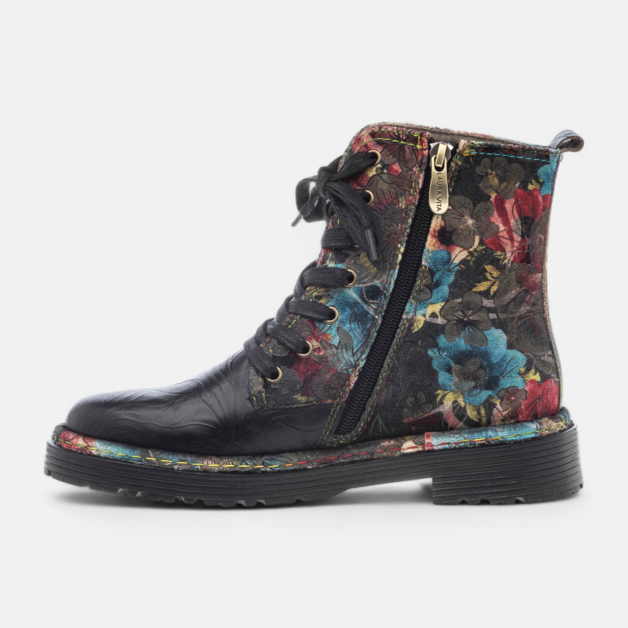 Bottines à lacets Femme noir
