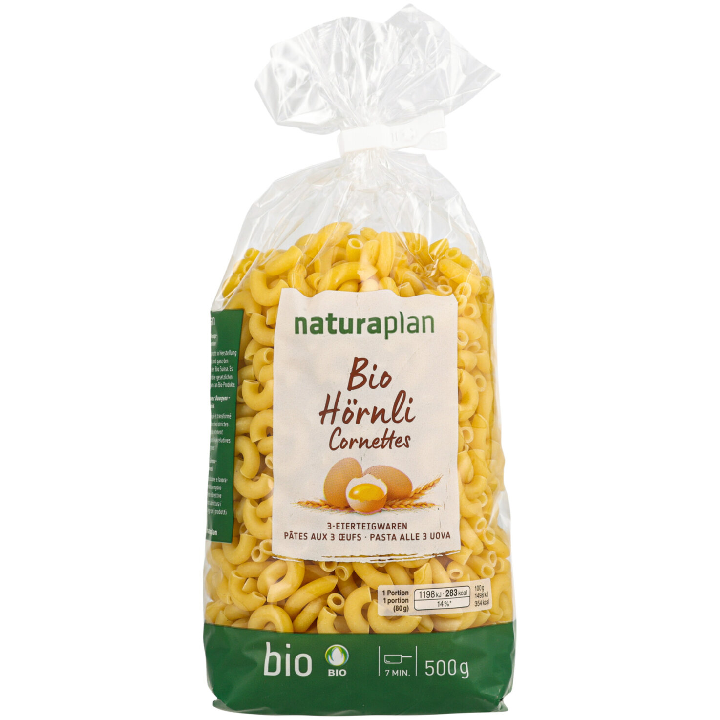 Naturaplan Bio Hörnli 3-Eier
