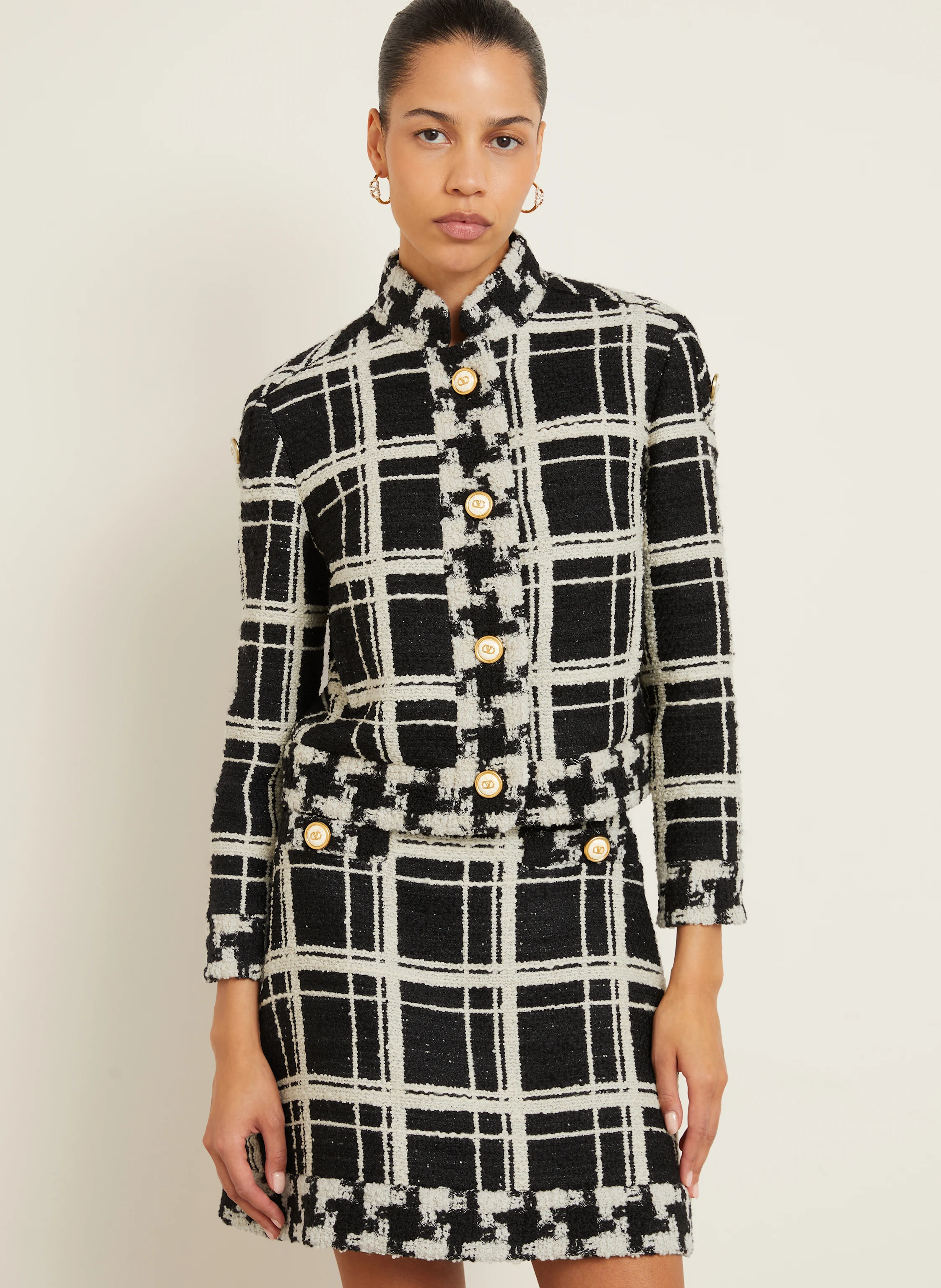 VALENTINO Kastenjacke aus Tweed