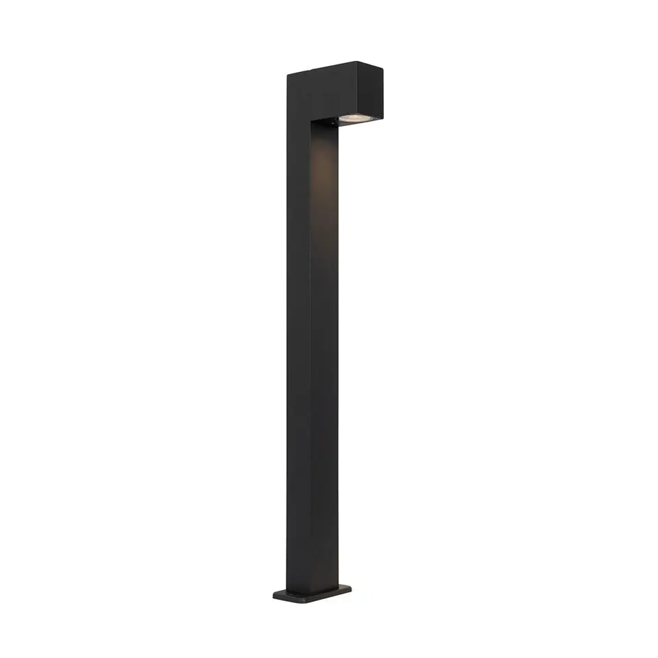 Qazqa staande buitenlampen baleno zwart gu10