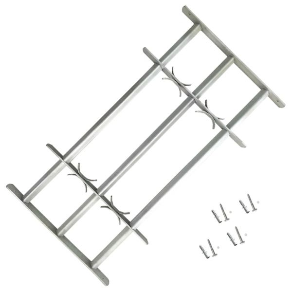 Grelha Ajustável de Segurança para Janelas com 3 Travessas 700x1050 mm - 141383