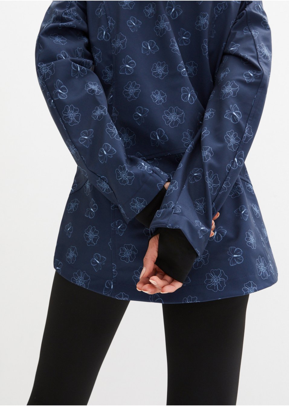 Veste softshell à motif floral