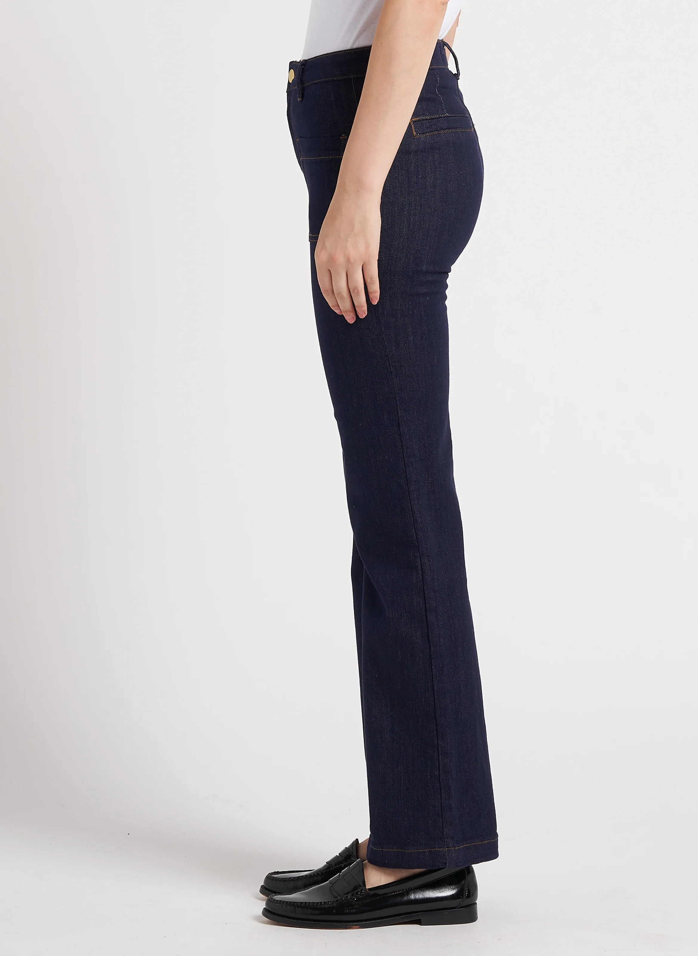 SONNY - Jean flare en coton mélangé| Bleu