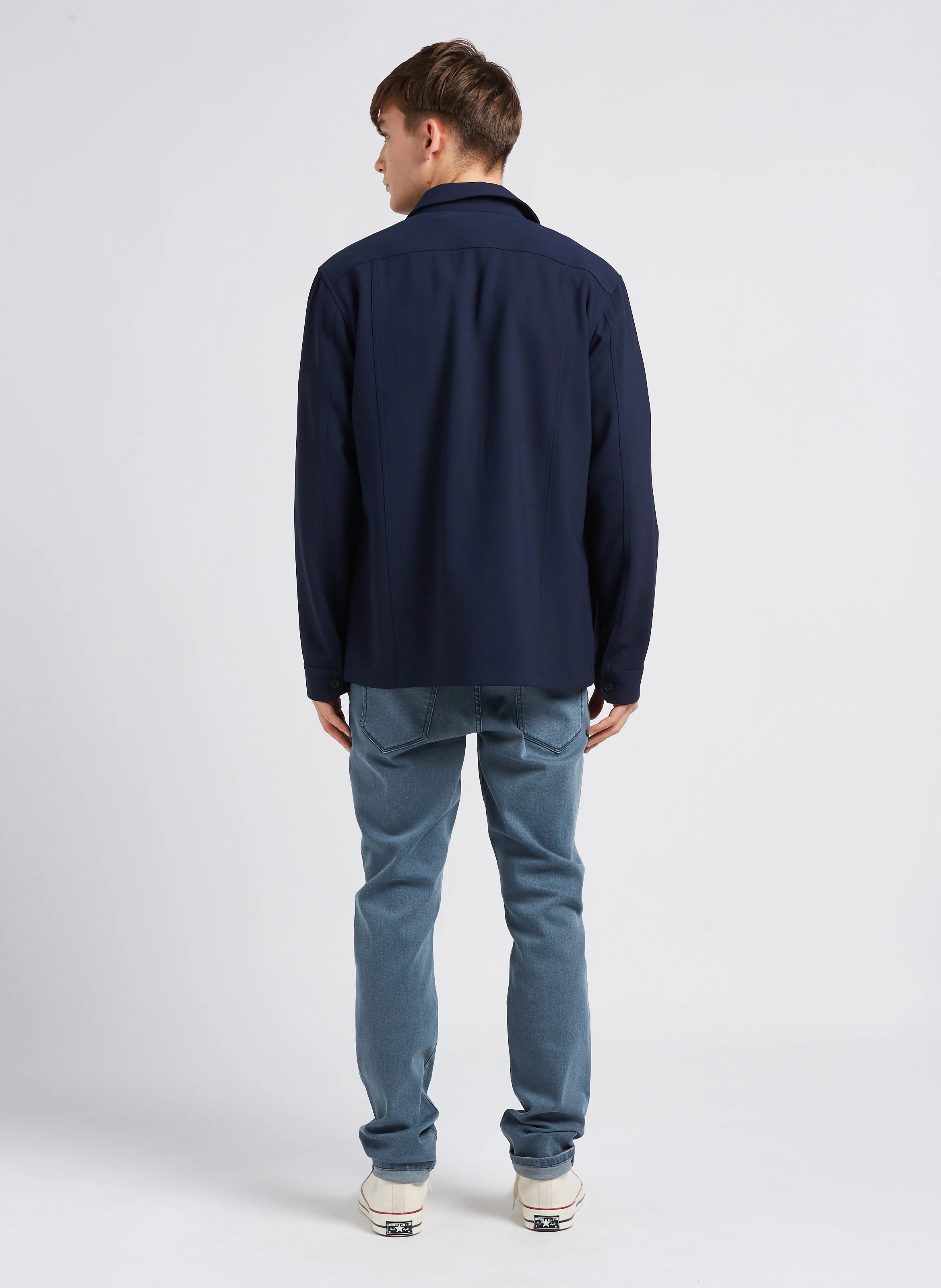 Jean slim en coton bio stretch| Bleu