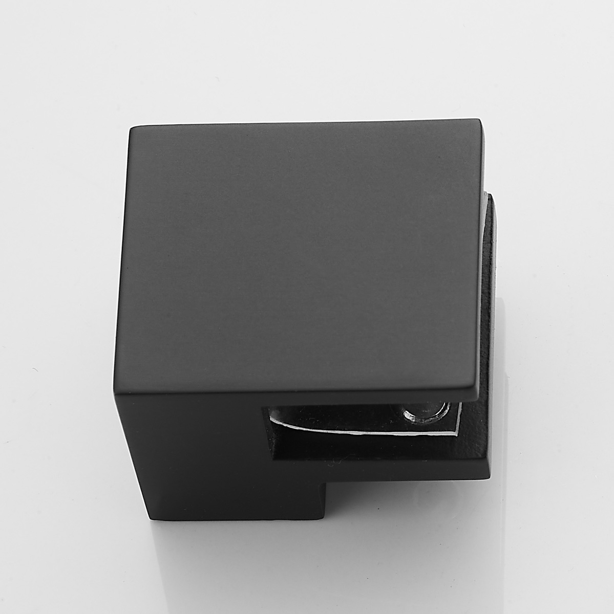 Saniclear Redro glasbevestiging haaks zwart mat