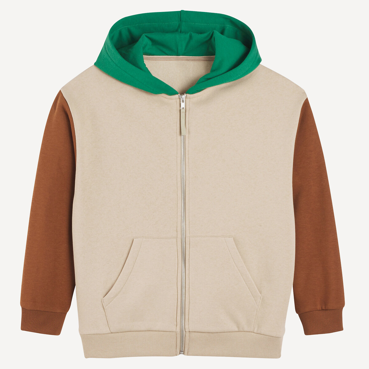 COLEÇÕES LA REDOUTE<br>Moletom oversized com zíper