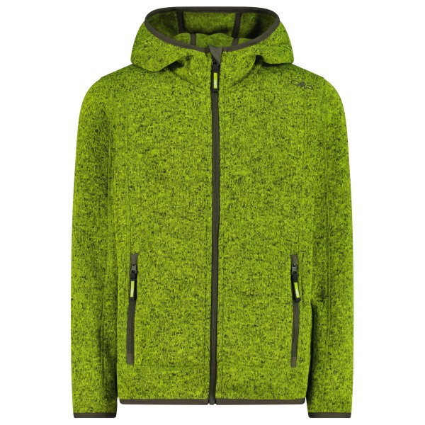 CMP - Boy's Jacket Fix Hood Jacquard Knitted - Veste polaire