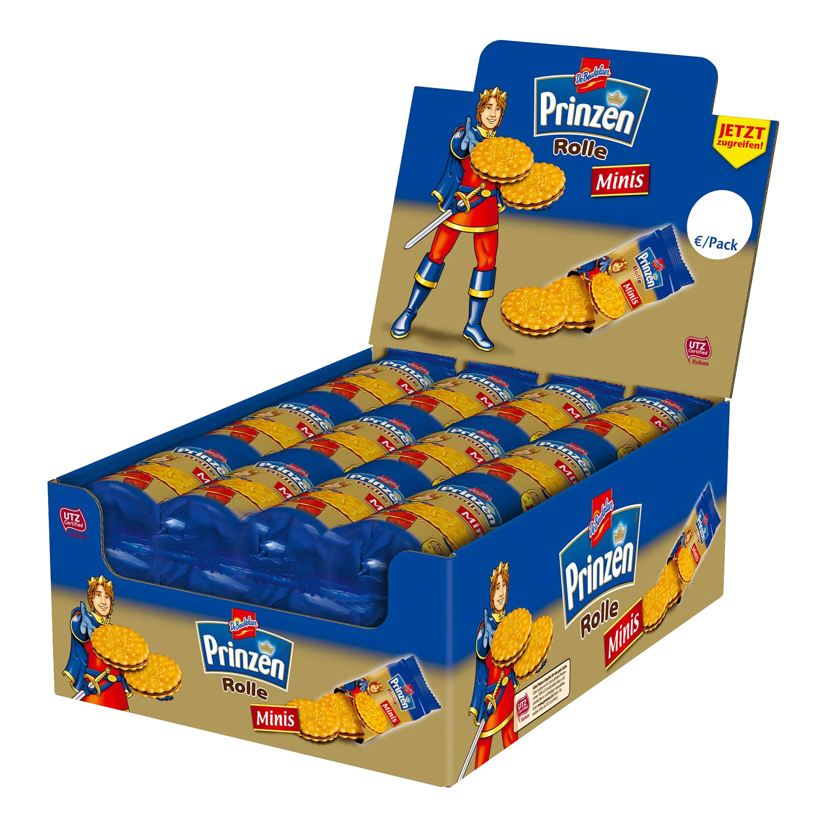 DeBeukelaer Prinzen Rolle Minis 37,5 g, 24er Pack