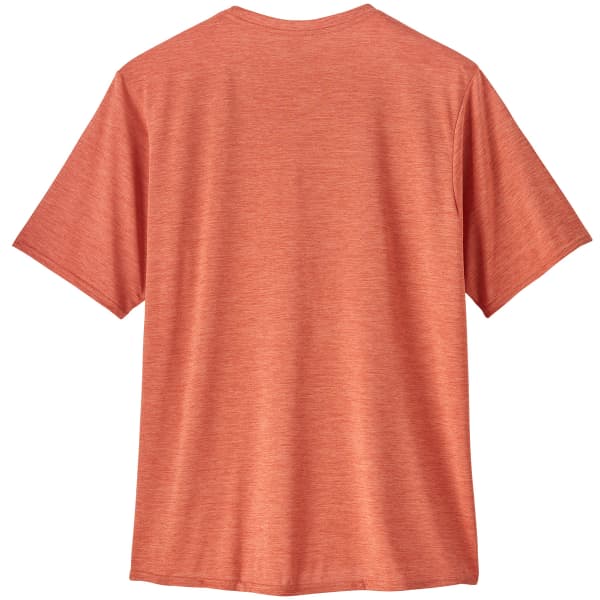 T-shirt randonnée PATAGONIA M'S CAP COOL DAILY GRAPHIC SHIRT LINE LOGO RIDGE STRIPE: QUARTZ CORAL