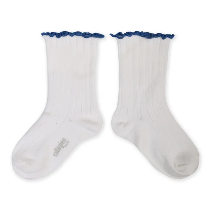 Collégien Chaussettes Delphine | Blanc