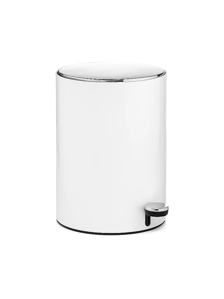 JOOP Bad-Pedaleimer Chromeline 32cm weiss