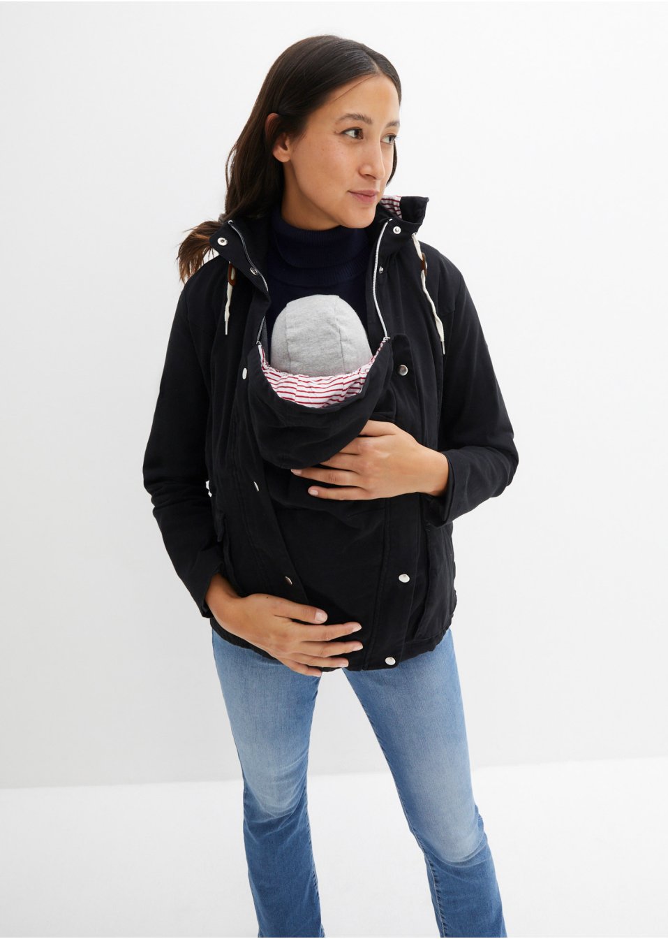 Veste de grossesse et de portage pour la mi-saison