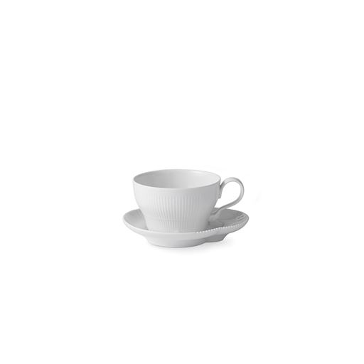 Royal Copenhagen Hvid Elements Kop Og Underkop, 26 cl