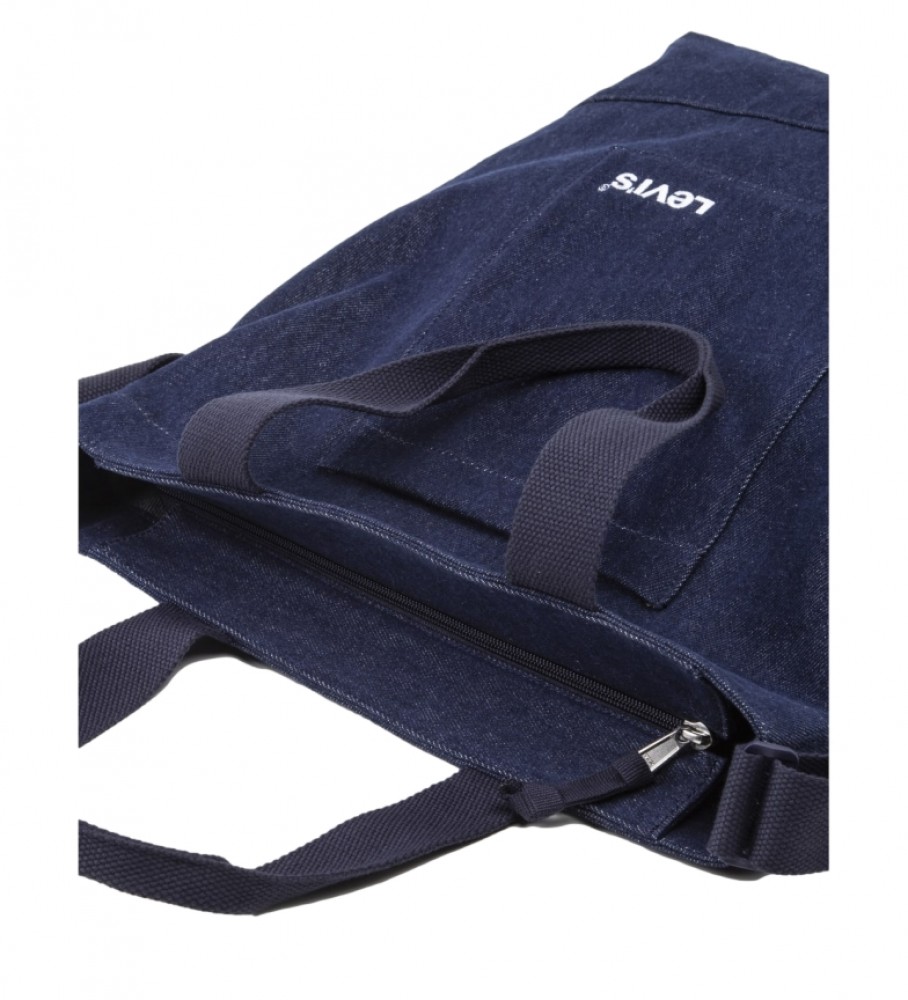 Bolsa Tote Levi's Icon Azul Marinho - 36x13x40cm