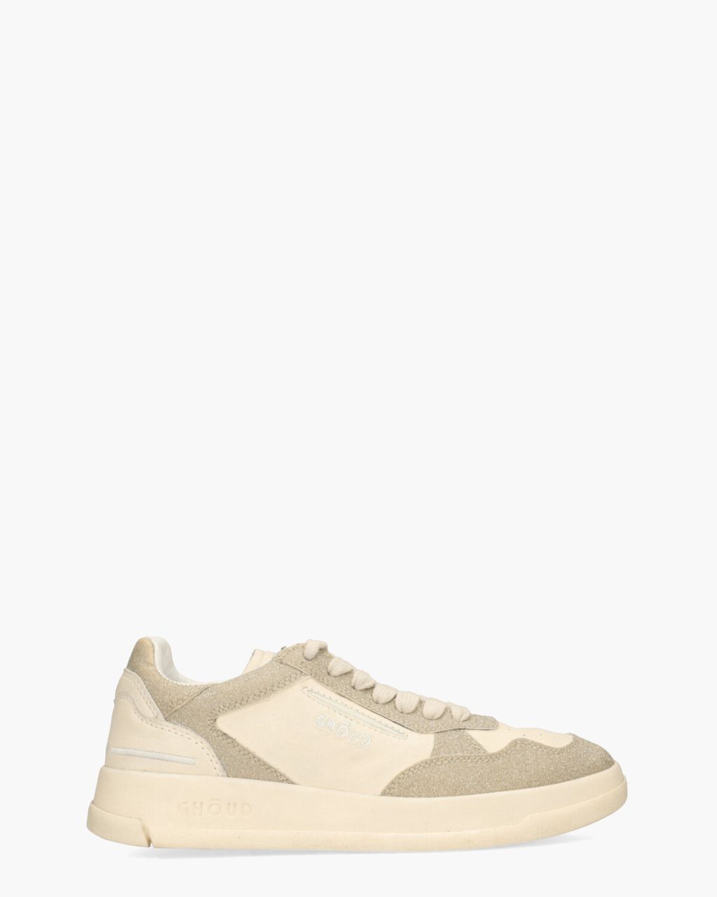 Ghoud Tweener Low Off-White/Goud Damessneakers
