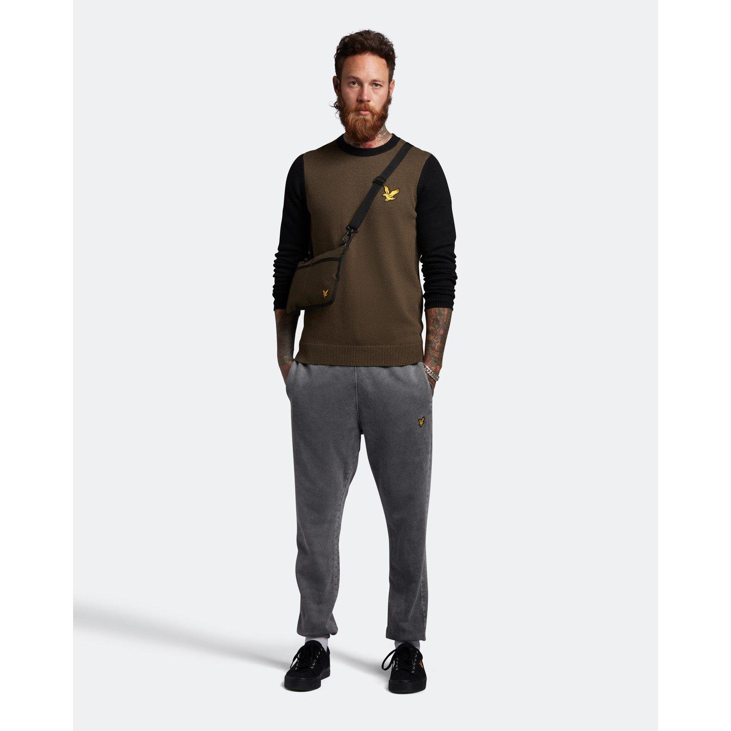 Lyle and Scott Block Crew Neck Sweater