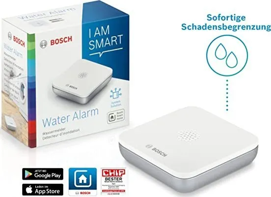 Bosch Smart Home Water Sensor BWA-1 - Vandlækssensor - trådløs - ZigBee 3.0 - 2.4 Ghz