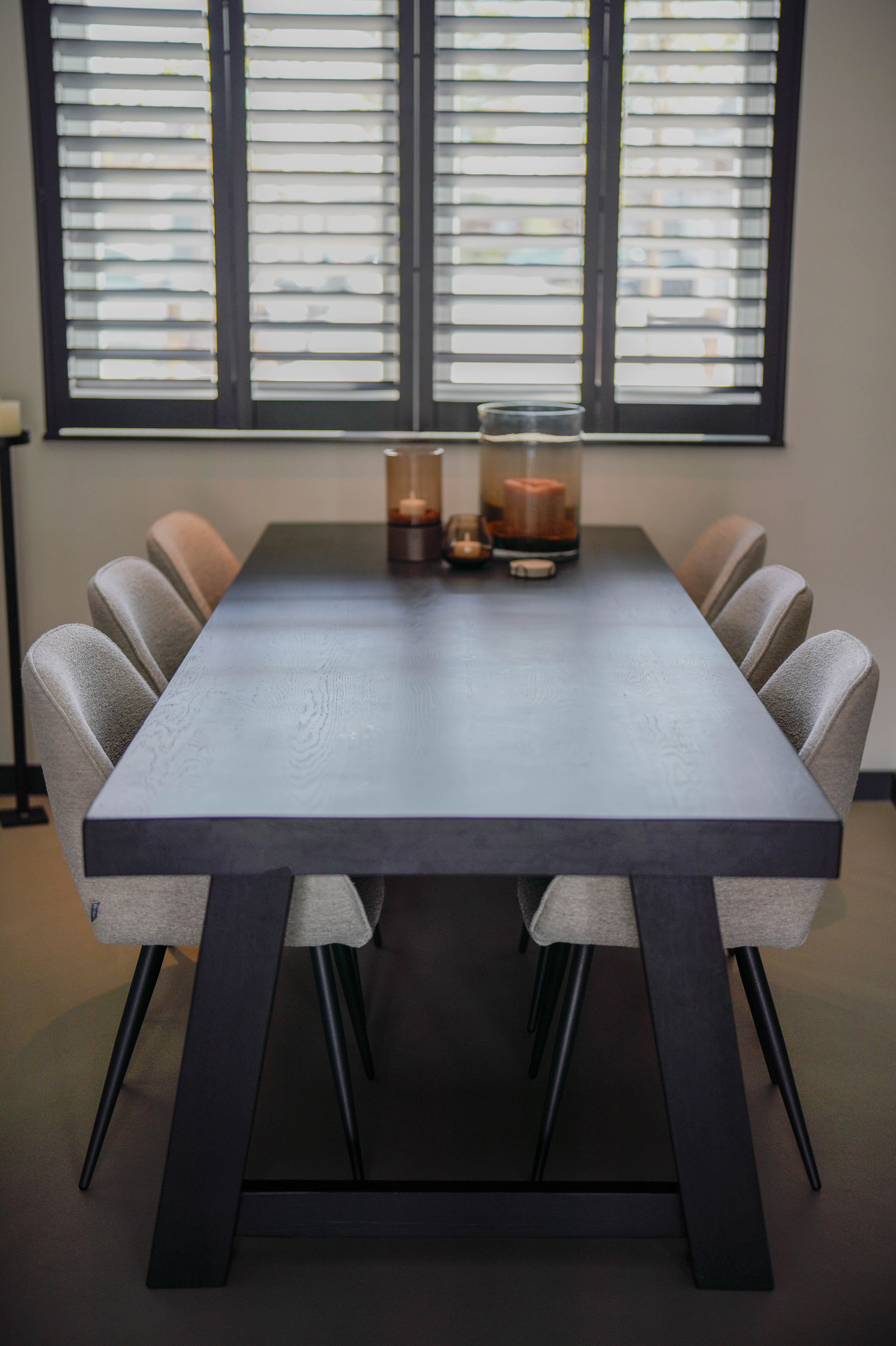Eetkamerstoel Taupe IH-50.222 Fer B58 x D57 x H87 cm