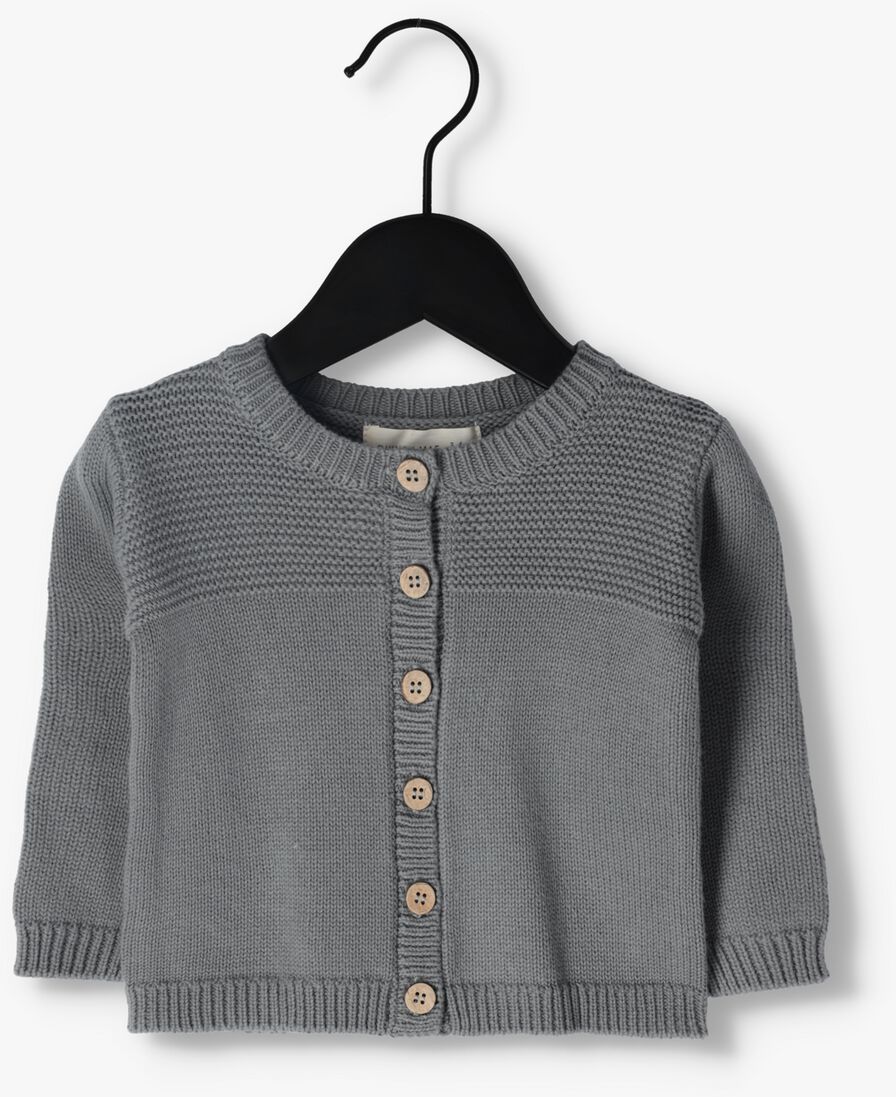 QUINCY MAE blauwe quincy mae vest knit cardigan