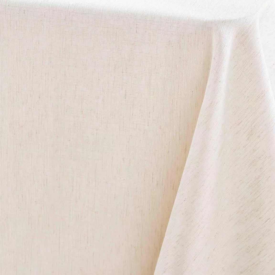 Nappe rectangulaire lin (140 x 240 cm) Pauline Ecru