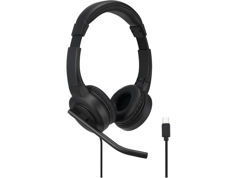 Kensington Headset H1000 USB-C Komfortabler USB-C Kopfhörer mit Mikrofon und passivem Noise-Cancelling
