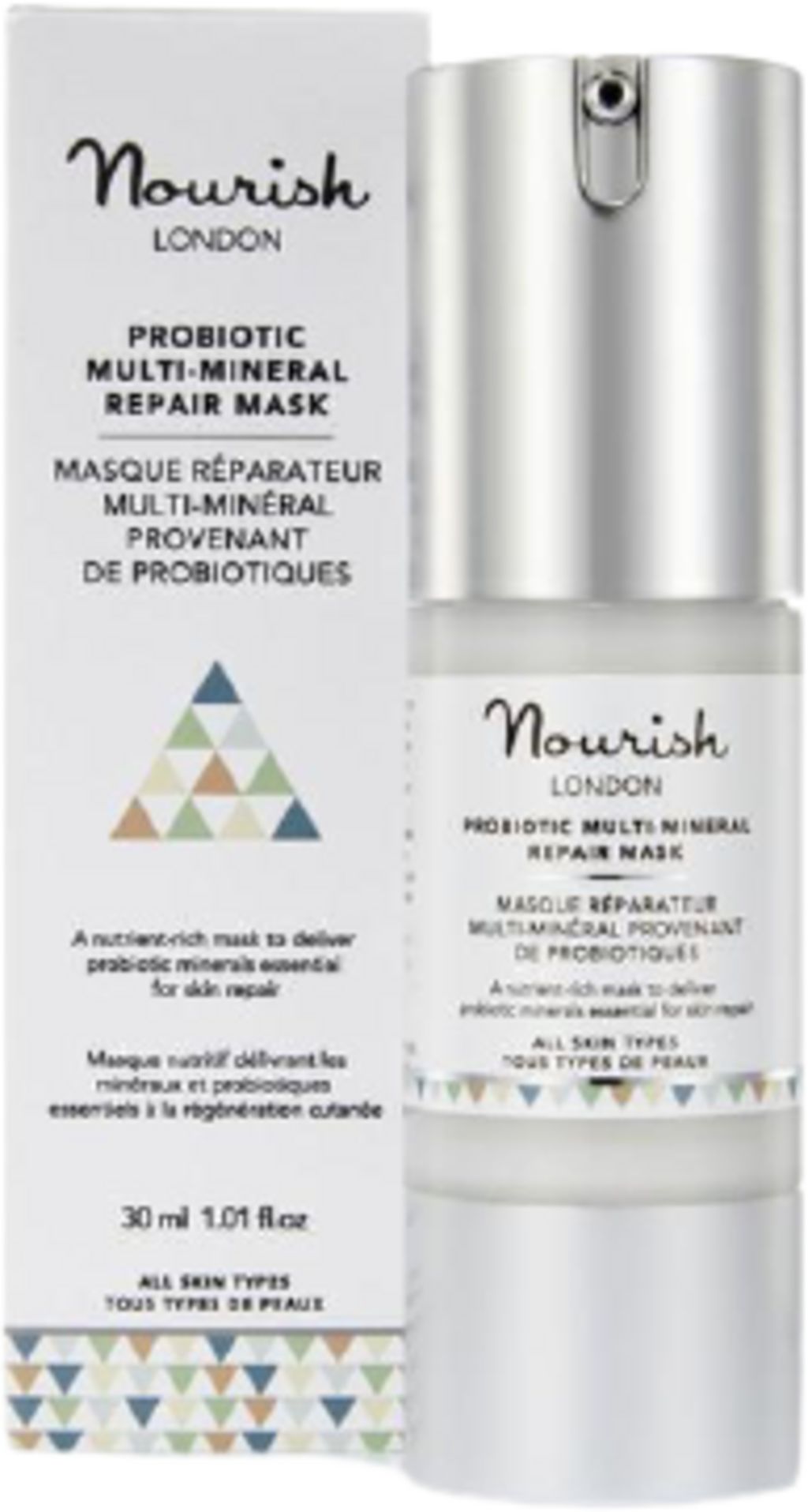 Nourish London  Probiotic Multi-Mineral Repair Mask, 30 ml