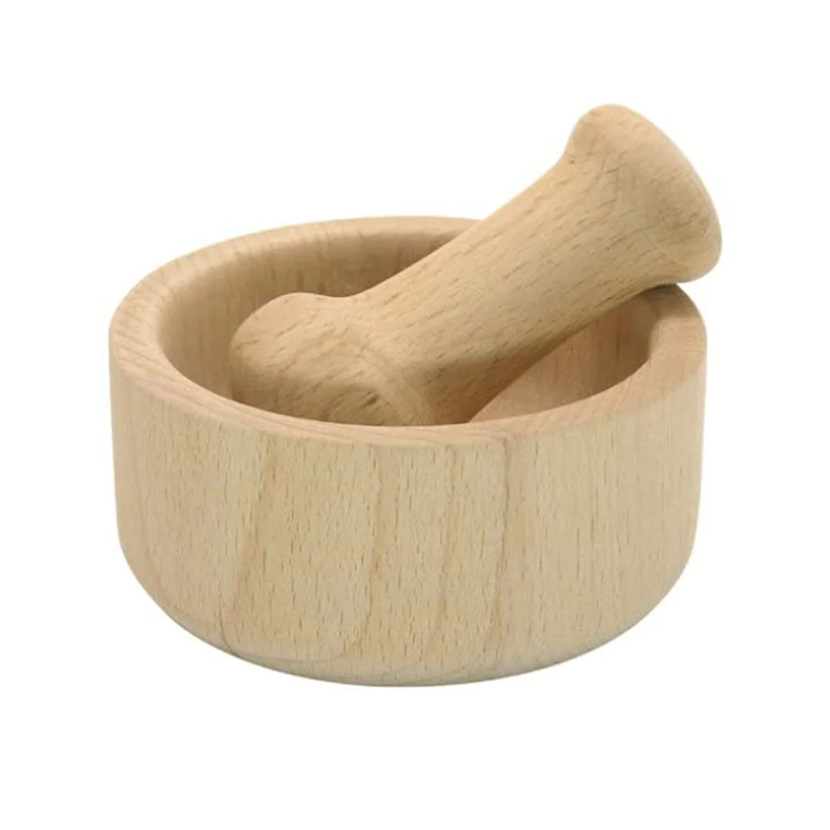 Mortier et pilon de cuisine en bois Wood Edition Fackelmann