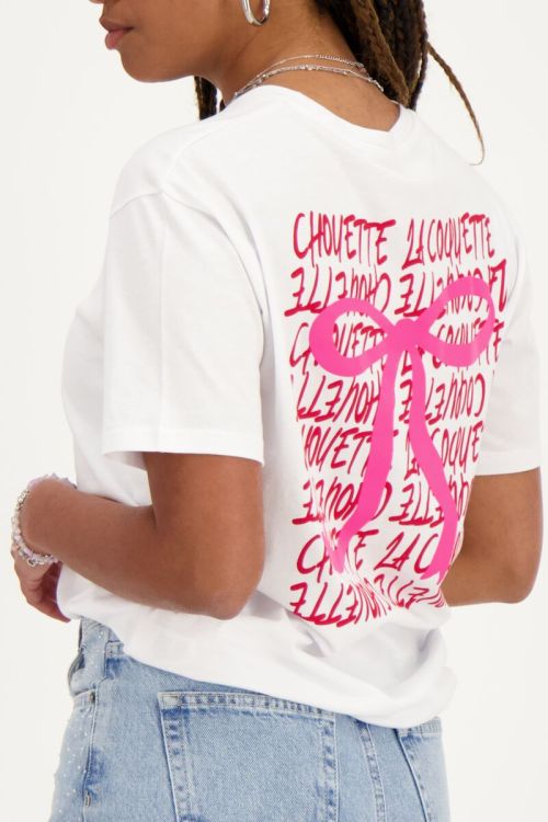 Wit T-shirt ''La coquette''