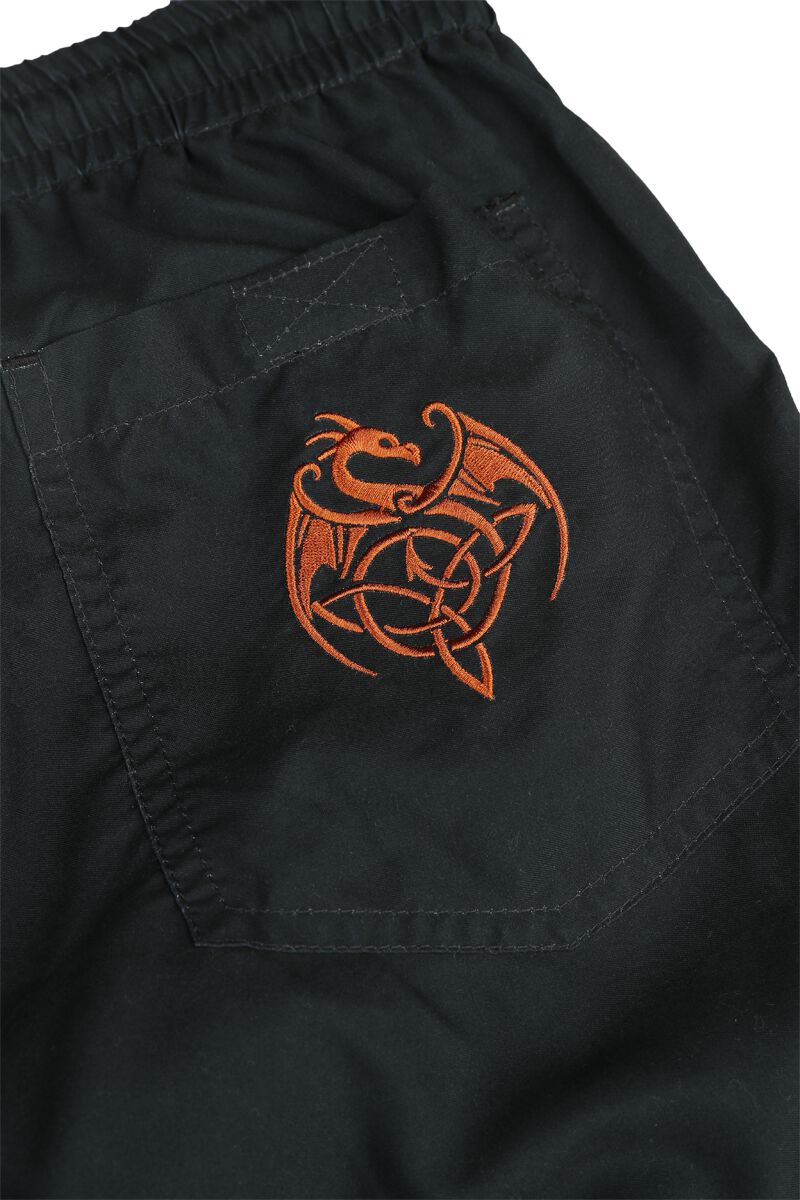 Gothicana X Anne Stokes - Swim Shorts | Gothicana by EMP Short