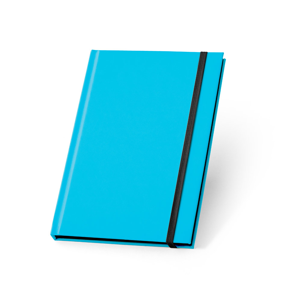 hi!dea 93269 - Bloc-notes A5 en PU fluorescent avec pages lignées