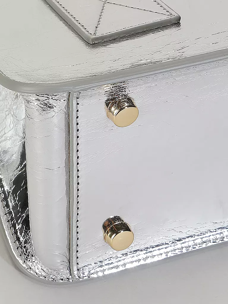JULIA SKERGETH Ledertasche - Shopper Small silber