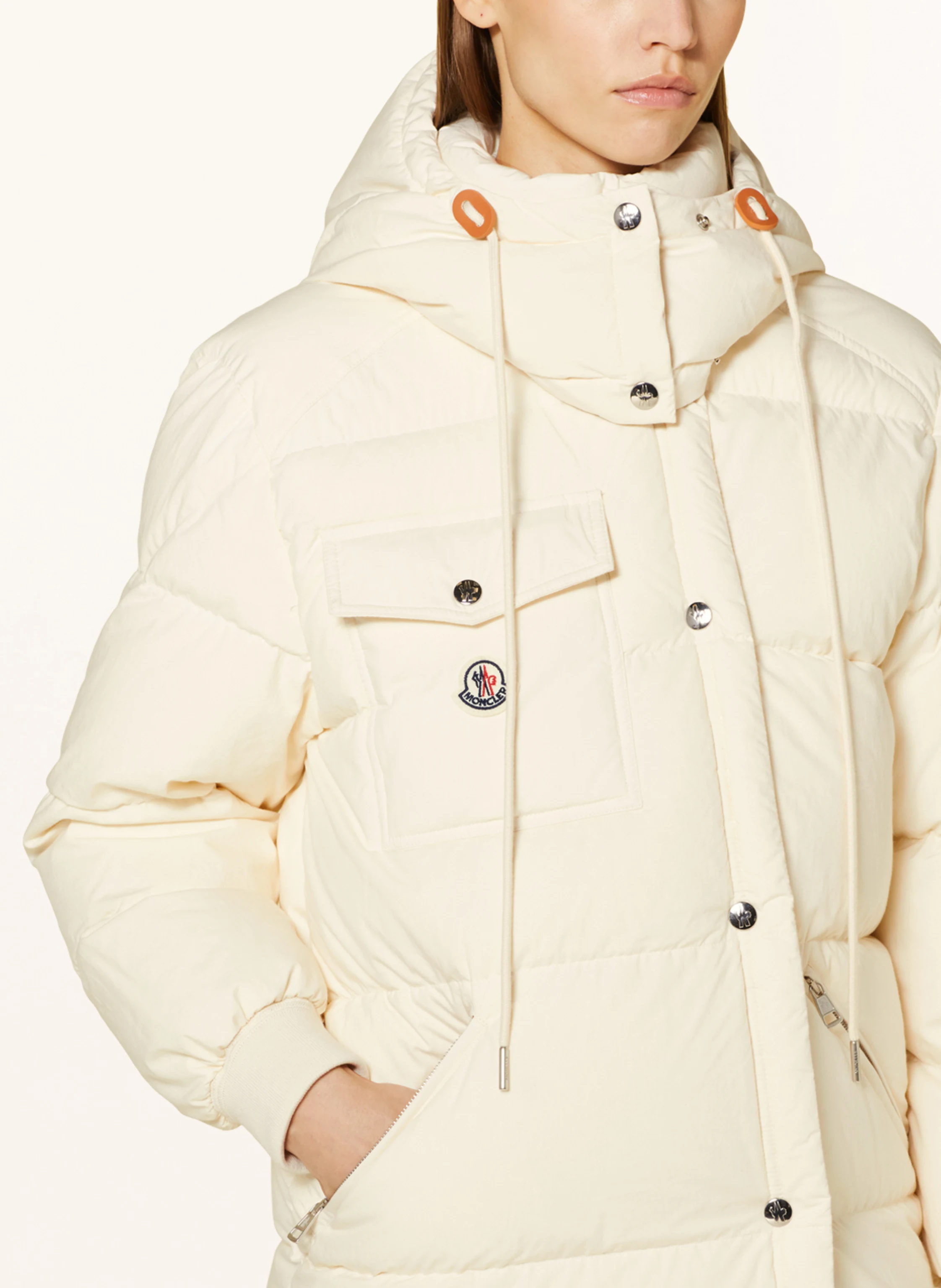 MONCLER Daunenjacke KARAKORUM COTTON mit abnehmbarer Kapuze