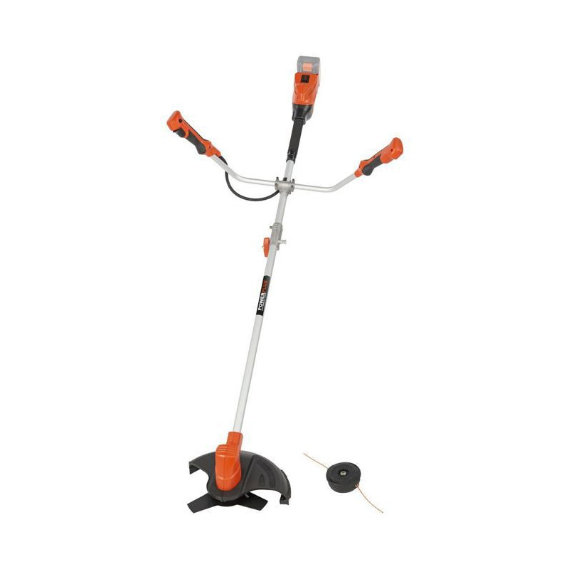 Débroussailleuse a batterie 40v dual power powdpg7551 - moteur brushless - livré sans batterie ni chargeur