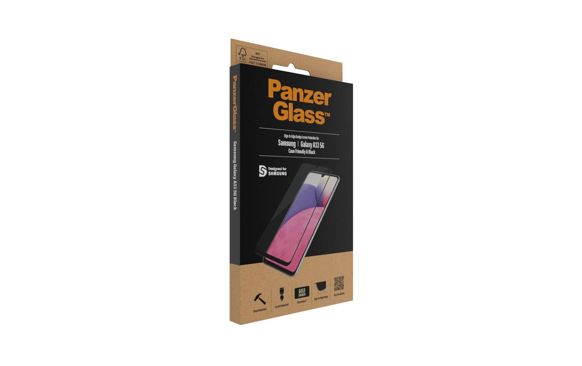 Displayschutz Case Friendly AB Galaxy A33 5GDisplay-Schutzfolie für das Samsung Galaxy A33 5G