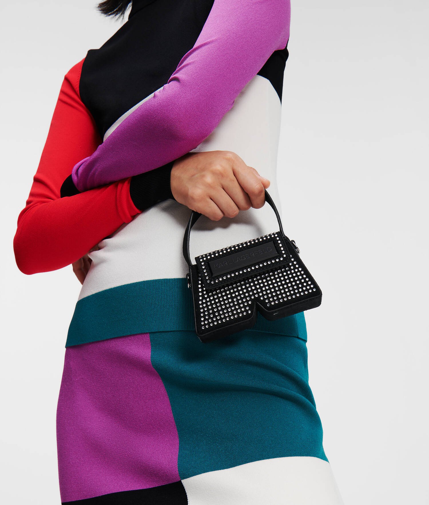 SAC NANO SERTI DE CRISTAUX IKON K