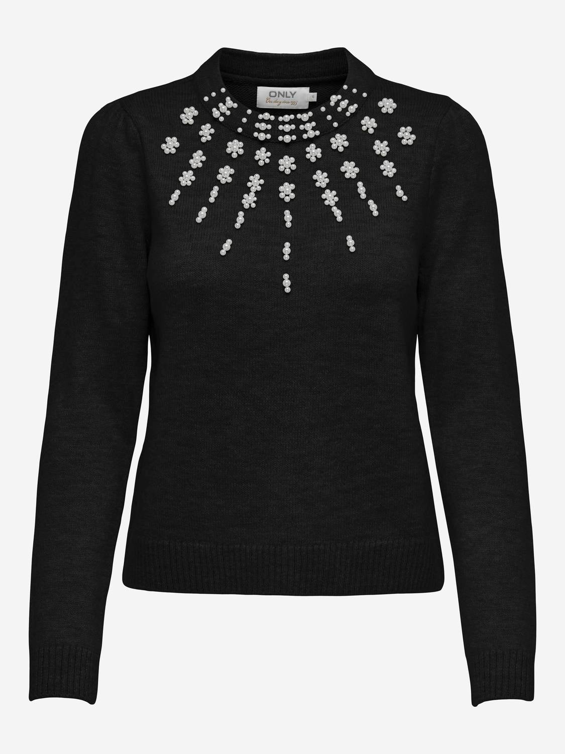 ONLBRIANNA Strickpullover Black