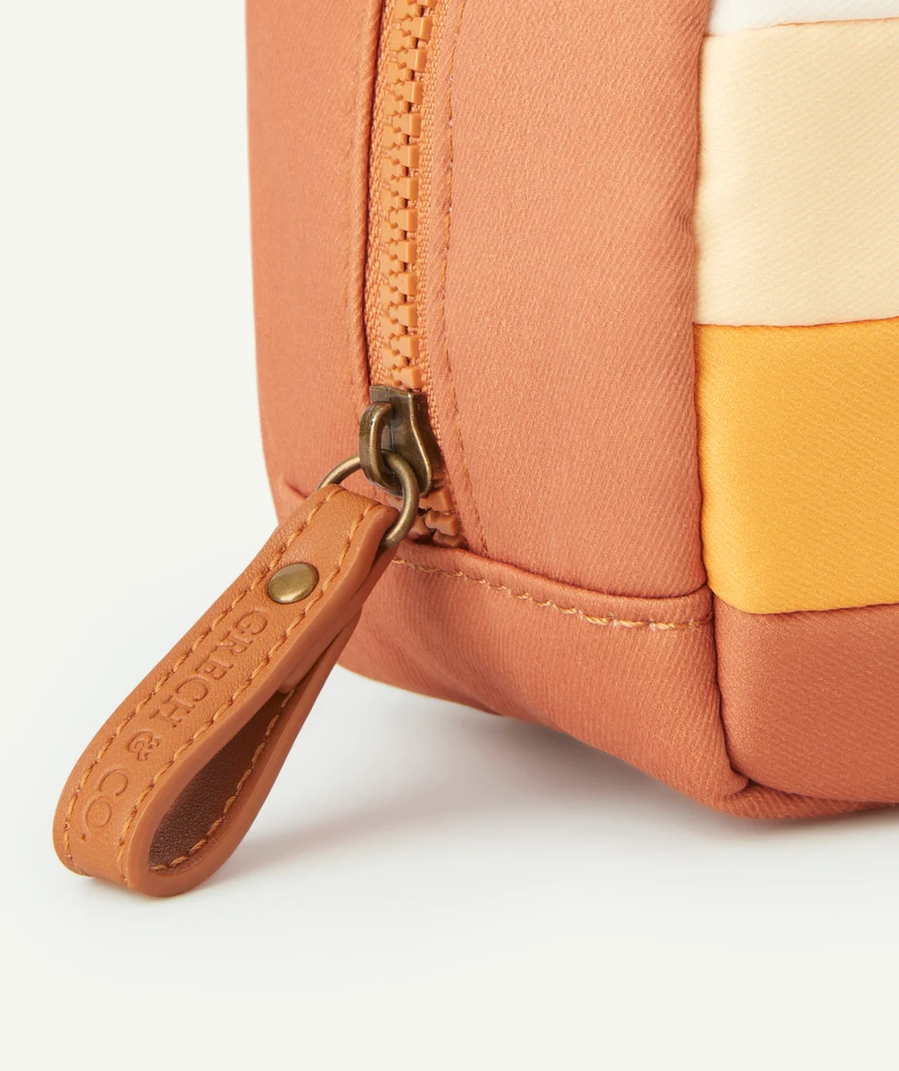 GRECH & CO.TROUSSE ORANGE IMPERMÉALE ENFANT EN FIBRES RECYCLÉES