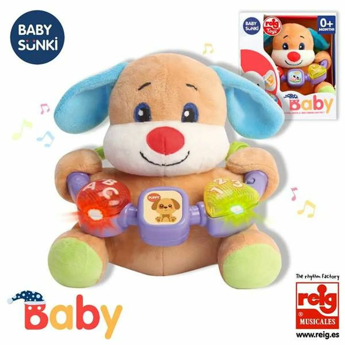 Reig Ours Peluche Musicale 20 cm