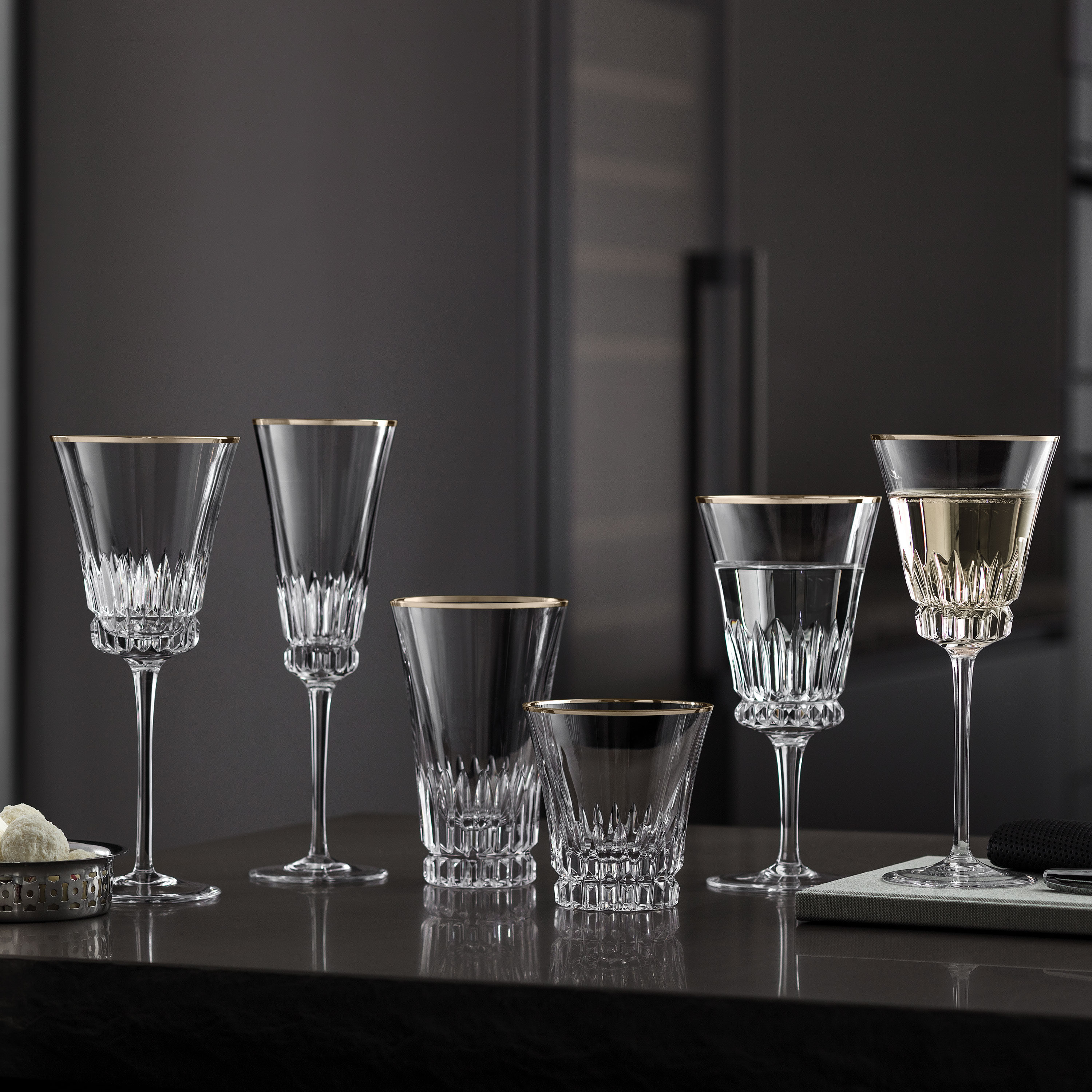 Grand Royal Highball glass Clear, 10.2 oz, crystal glass