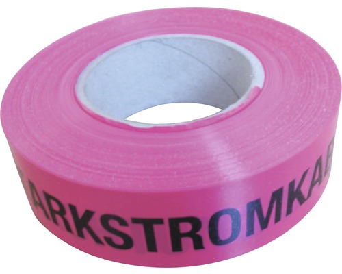 Waarschuwingslint voor hoogspanningskabels, 100 m, rood