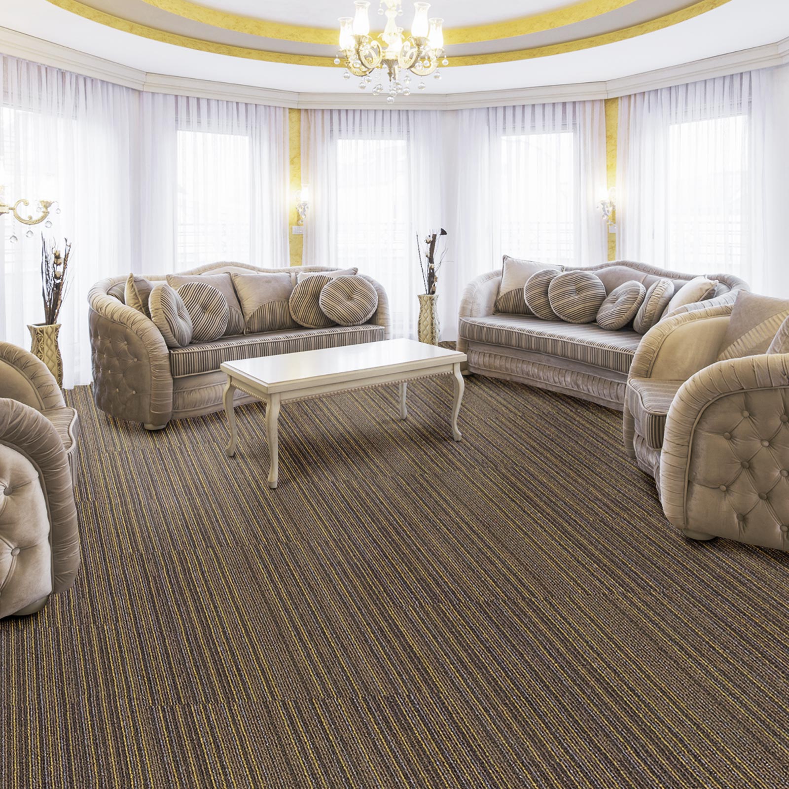 Karat Teppichfliesen Venice | Beige | J2