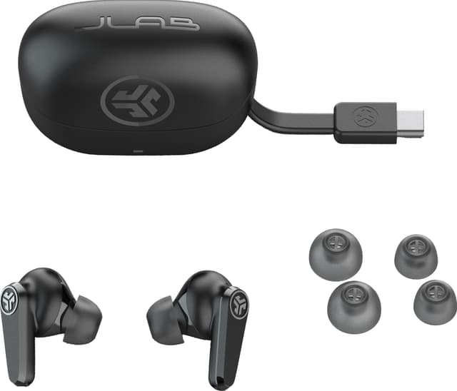 JLab Go Pods ANC trådløse earbuds (sort)