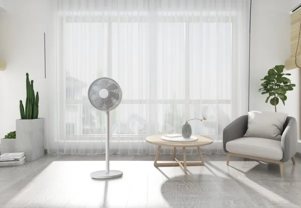 Xiaomi MI Smart Fan 1C - Køleventilator - på bord, gulvstående - 36 cm - hvid