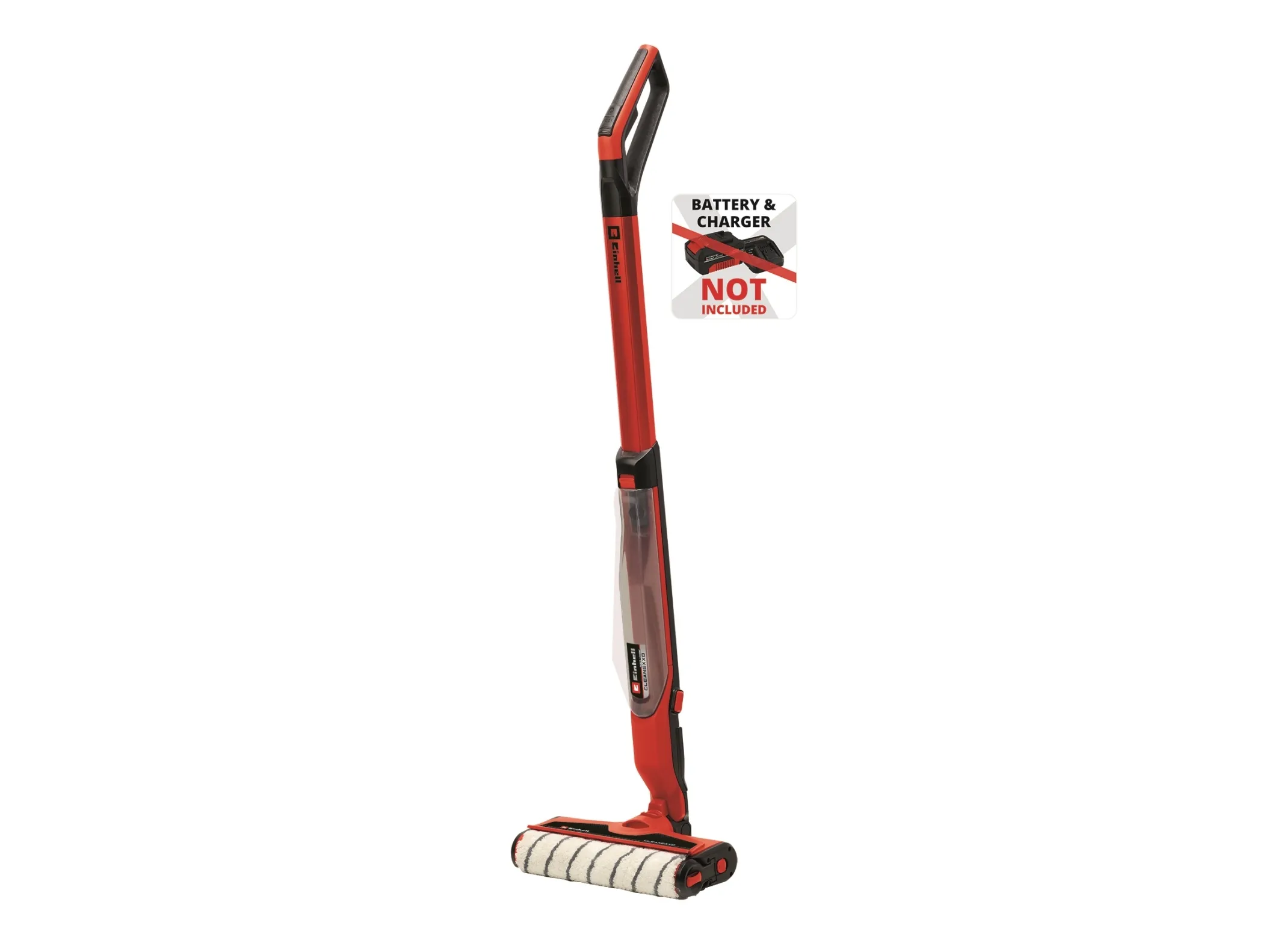 Einhell CLEANEXXO, Laminat, Fliser, Træ, Våd, 400 ml, Rød, Kasse, 2,5 kg - SOLO
