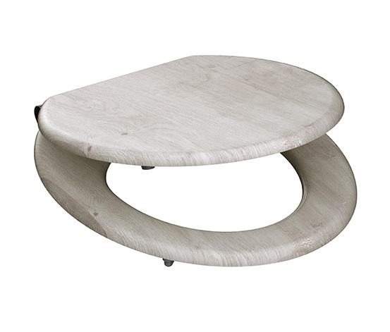 MDF-WC-Sitz »LIGHT WOOD«