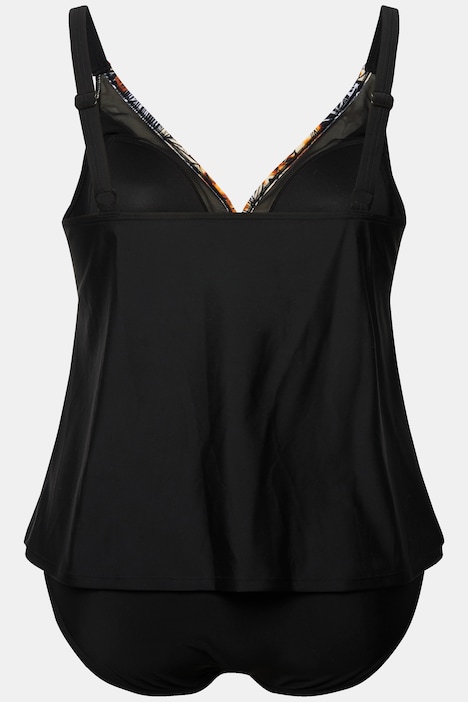 Tankini, Raffung, Zierborte, Softcups