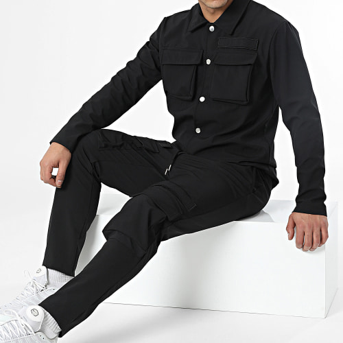 Ensemble Veste Et Jogger Pant LL608 Noir