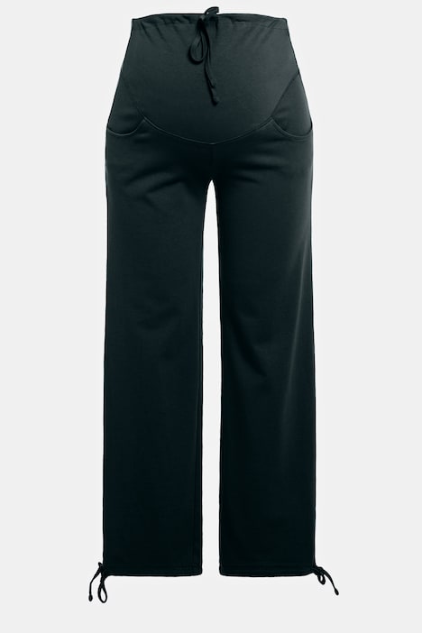 Bellieva-Sweatpants, extrabreiter Bund, Biobaumwolle