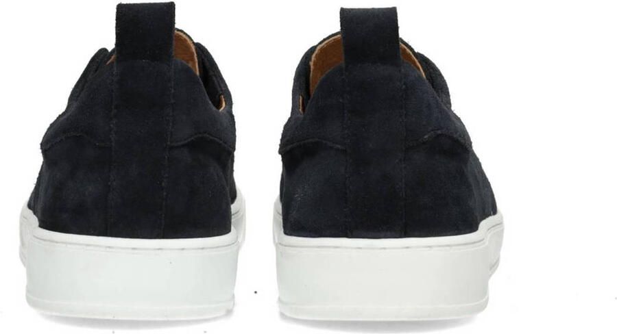 PS Poelman Gregory suède loafers donkerblauw