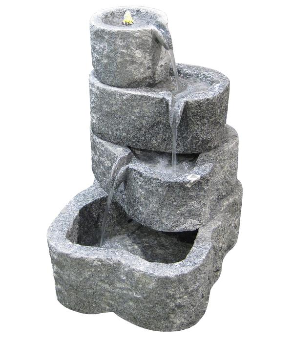 Dehner Granit-Gartenbrunnen Wasserfall, ca.